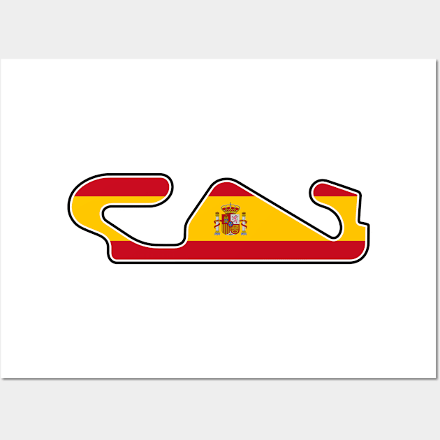 Circuit de Catalunya [flag] Wall Art by sednoid